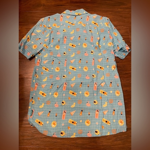 Tipsy Elves Pool Party Button Down Size XL - Picture 5 of 5